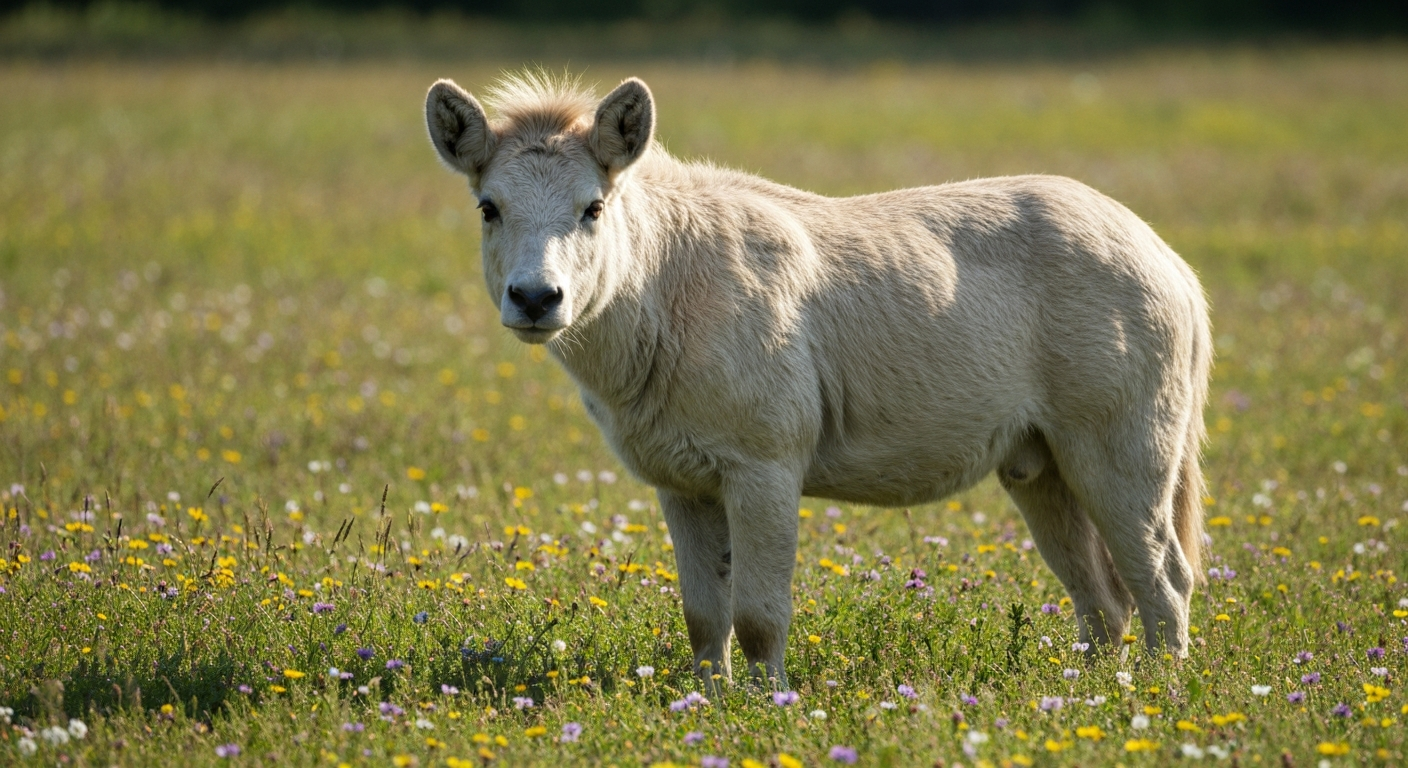 A large Alaskan Malamute with a wolf-like appearance and a large Bloodhound with droopy ears and wrinkled face standing together in a forest setting.